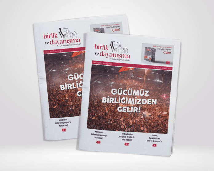 birlik ve dayanışma gazetesi