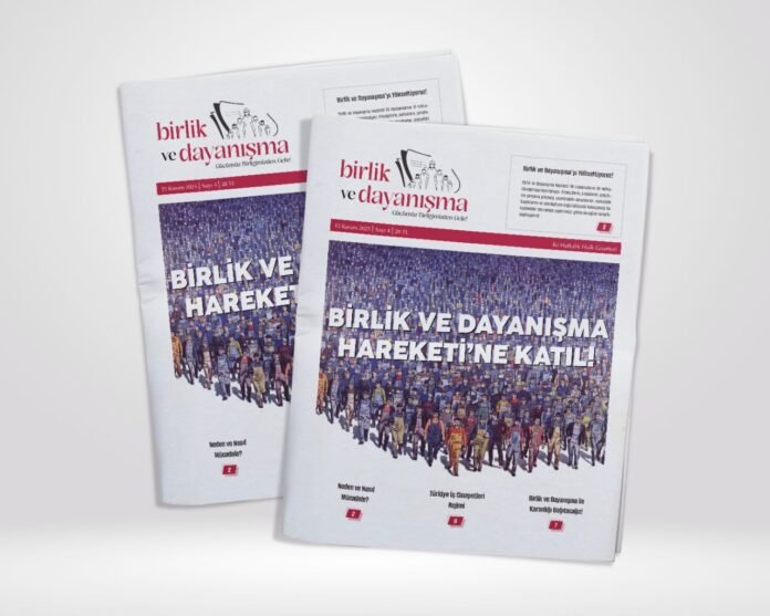 Birlik ve Dayanışma Gazetesi 4. Sayısı